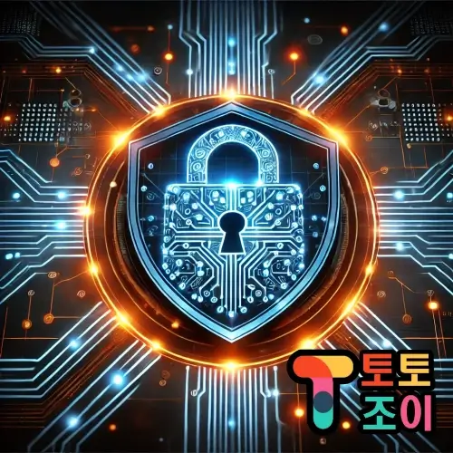 이 이미지는 안전하고 검증된 메이저사이트 목록을 기준으로 선택하는 방법을 강조합니다. 디지털 자물쇠는 보안성을 상징하며, 토토조이가 제공하는 안전한 베팅 환경을 표현합니다.